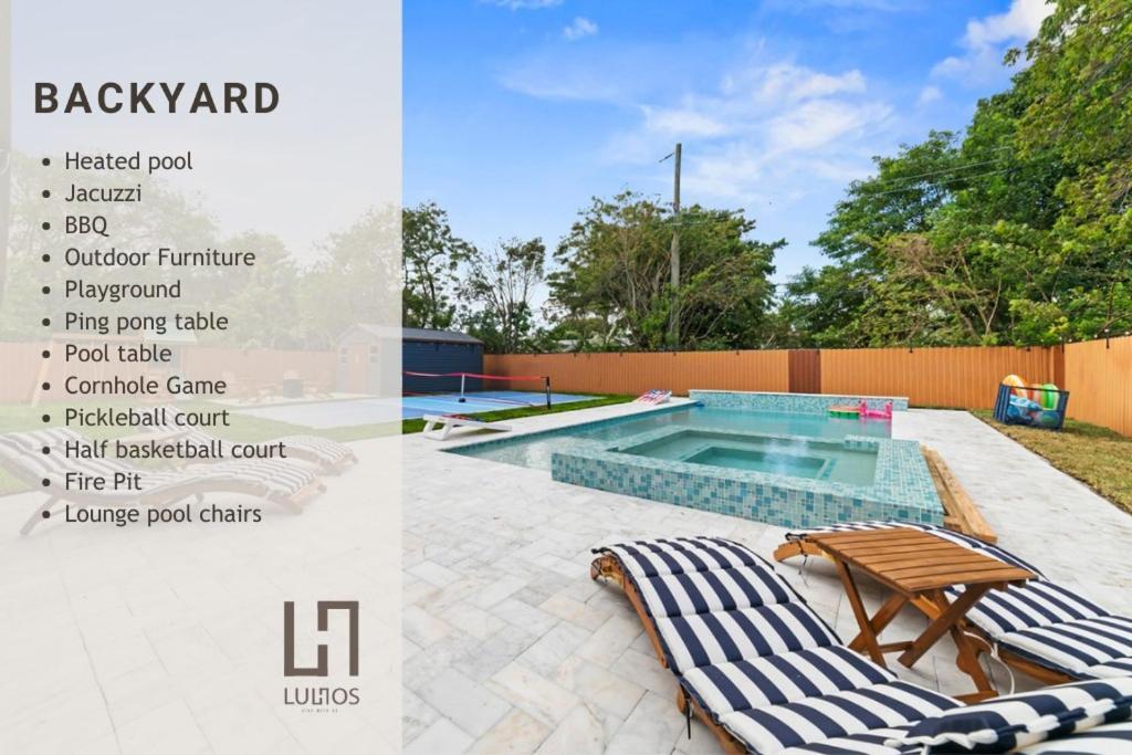 Luxury Getaway With Retreat Heated Pool And Jacuzzi L31 Villa Miami Esterno foto